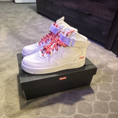 Triple White Air For One SUPREME Mids. DS Brand New With Box.