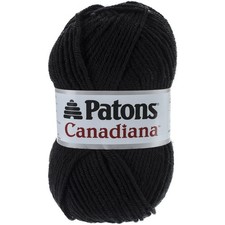 Canadiana Yarn - Solids Black