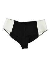 GIGI C Women's Bianca Color Block Swim Bottom Separates Swimsuit(L, Black/White)