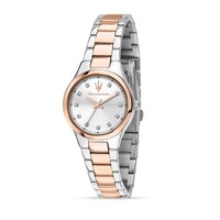Maserati Attrazione Damenarmbanduhr Bicolor Silber RoséGold Edelstahl 2020-Heute