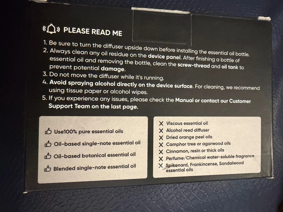 Difusor sin agua para nebulizador de aceites esenciales, mini máquina de aroma de aire aromático NUEVO Foto 3 de 4