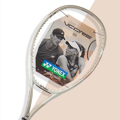 Yonex 2024 VCORE 100L Sand Beige Tennis Racket 100sq 280g G2 Unstrung
