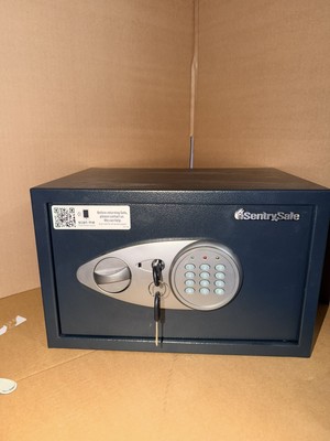SentrySafe X055 Safe with Digital Keypad Lock, Steel Safe with Interior Lining