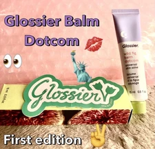 Glossier First edition Fig Balm Dotcom Original Applicator ￼with Ordinal Formula