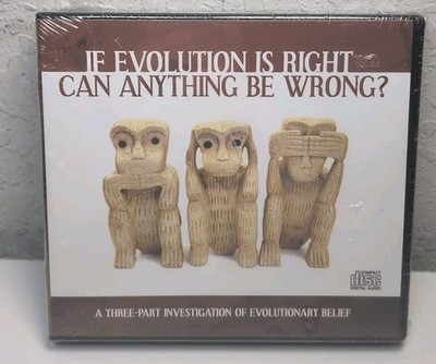 If Evolution Is Right Can Anything Be Wrong? Audiobook CD Brand New B182