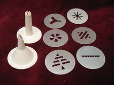 Vintage Proctor Silex Super Shooter Plus GO123 2 Tips + 6 Discs ONLY Vgd!