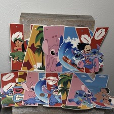 Disney Lilo & Stitch HAPPY BIRTHDAY SIGN 5"x7 1/2" BRAND NEW PLEASE READ BELOW