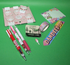 Hello Kitty Friends Sanrio My Melody Assorted Pens Wasi Tape Lootcrate Charm