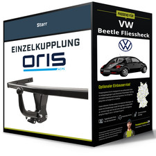 Starre Anhängerkupplung für VW Beetle Fliessheck 98- Typ 9C1/1C1 Oris NEU