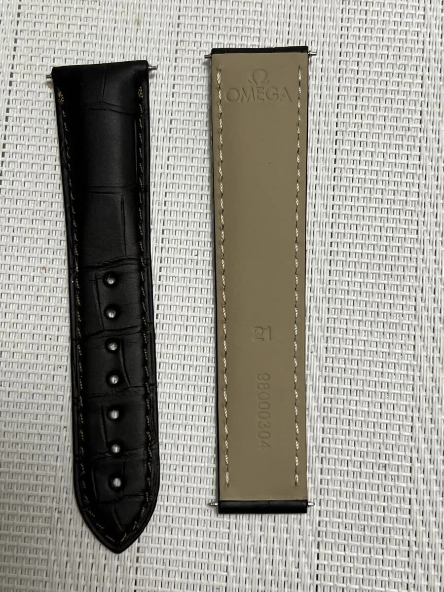 OMEGA Leather Wristwatch Bands 21 mm Band Width for sale | eBay