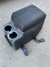 2008-2010 Ford F250 F350 Front Floor Center Console Oem Lariat Black W Brackets 2008-2010 Ford F250 F350 Front Floor Center Console Oem Lariat Black W Brackets