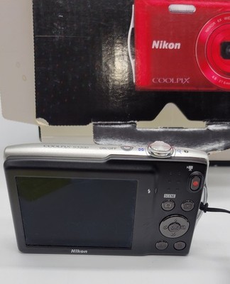Nikon COOLPIX S3200 16.0MP Digital Camera - Silver for sale online