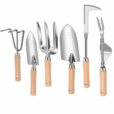 Weed Puller Tool, 6 Piece Stainless Steel Heavy Duty Weeding Tool, Weed Pulle...