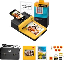 KODAK Dock ERA Plus 4PASS Instant Photo Printer, 4x6 inches, 50 Sheets Bundle