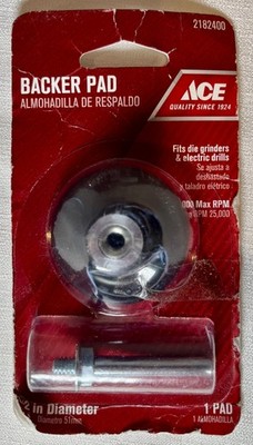 Ace Hardware 2'' Backer Pad for Die Grinders & Electric Drills 2182400 (#R3) New