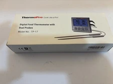 ThermPro TP-17 Digital Cooking BBQ Food Thermometer Dual Probe.  NEW