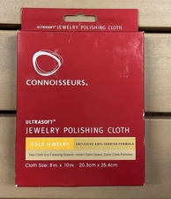 Connoisseurs Gold Jewelry Polishing Cloth~ See Description