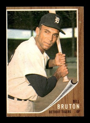 1962 Topps #335 Bill Bruton Tigers EX-MT *3q