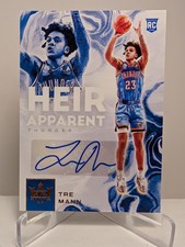 2021 Panini Court Kings Tre Mann #HA-TMN Heir Apparent /199 RC Auto