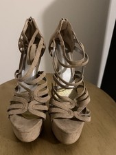ALDO Platform Strappy Heels Women  s Size 9