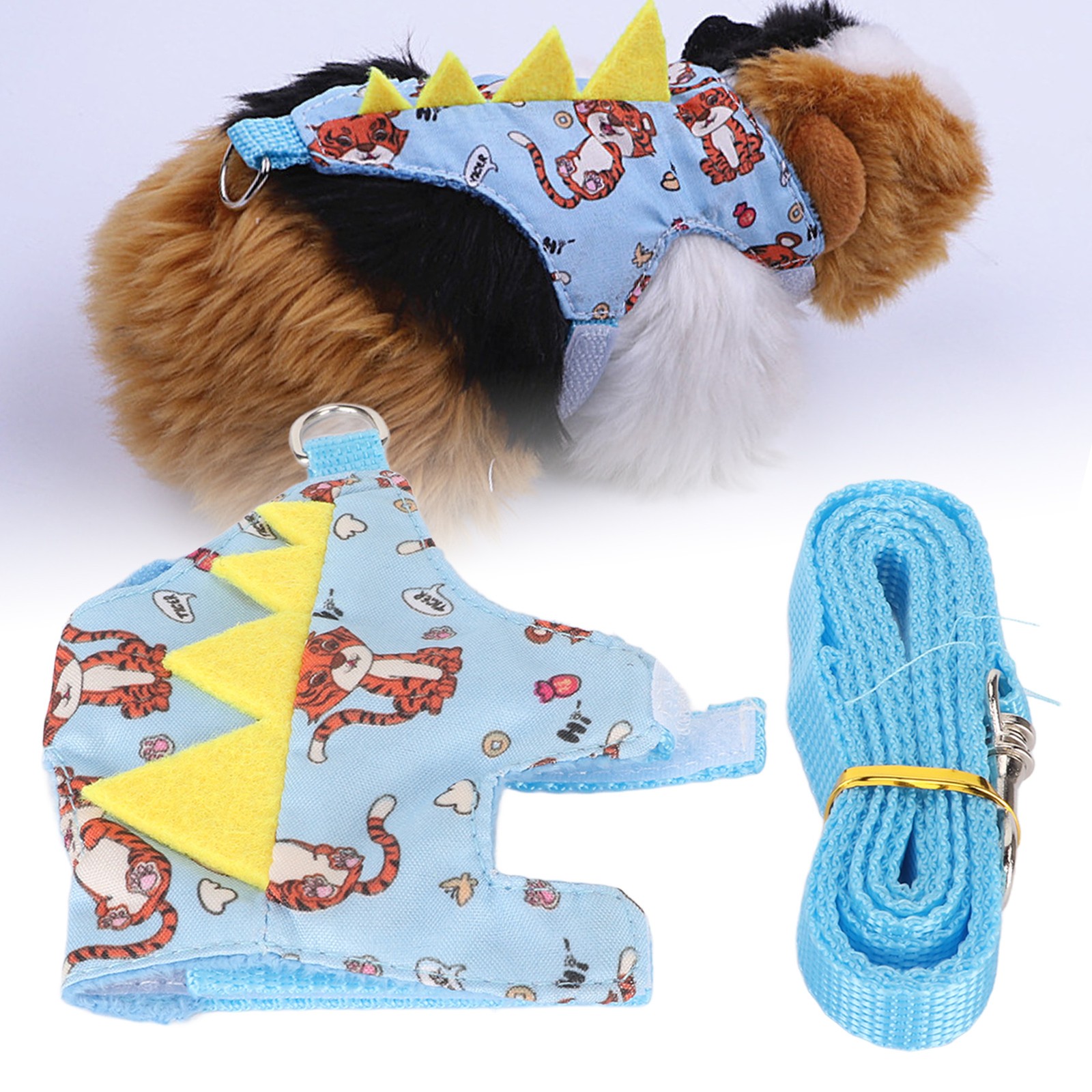 Ferret Harness Leash Adjustable Soft Comfortable Cute Guinea Pig Vest HEN