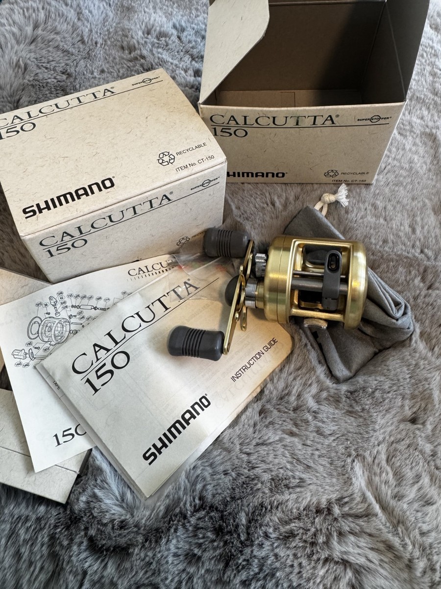Shimano Calcutta 150 Conventional Baitcasting Fishing Reel - BRAND