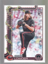 2025 Topps Holiday - Rhett Lowder RC Rookie #H104 - Reds