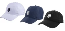 K-Swiss All Court Unisex Tennis Hat, Black, White, Navy