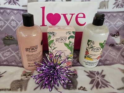 PHILOSOPHY AMAZING GRACE *BERGAMOT* GIFT SET *BATH GEL/LOTION/ FRAGRANCE SEALED*