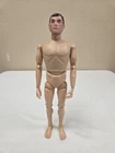 GI Joe 12" Action Figure Stamped T.M. Painted Black Hair Hasbro 1964 or 1965