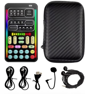 Portable Handheld Microphone Voice Changer with Sound Multifunctional Effects Ma