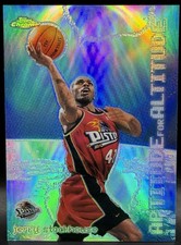2000-01 Topps Chrome Aptitude for Altitude Refractor Jerry Stackhouse SSP 1:200