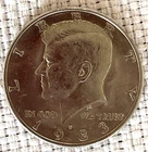 1983 D Kennedy Half Dollar AU+  **Free Shipping**