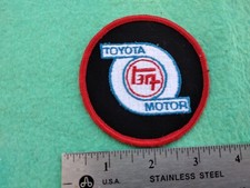Vintage Toyota Motorsports Racing Dealer Uniform Service Patch
