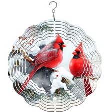 Cardinal Wind Spinner, Yard Decorations