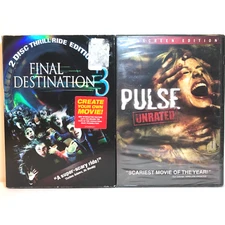 PULSE (2006) & FINAL DESTINATION 3 (2006) DVD Lot - Horror Thriller - NEW