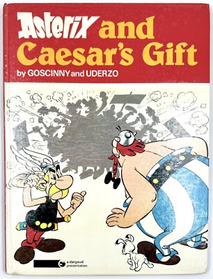 ASTERIX AND CAESAR'S GIFT - Goscinny & Uderzo (Hardback 1977) UK 1st Edition