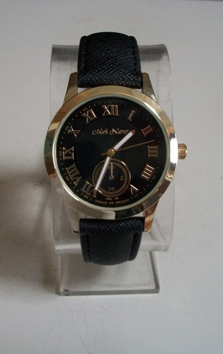 Women's Pink, Black, Blush, Turquoise, Denim Look Leather Band Fashion Watch - Picture 40 of 78