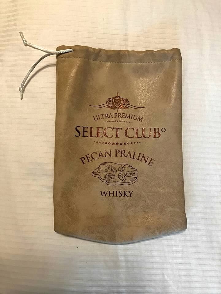 BAG: Select Club Ultra Premium Pecan Praline Whisky, Faux Leather, 7x10 Inch
