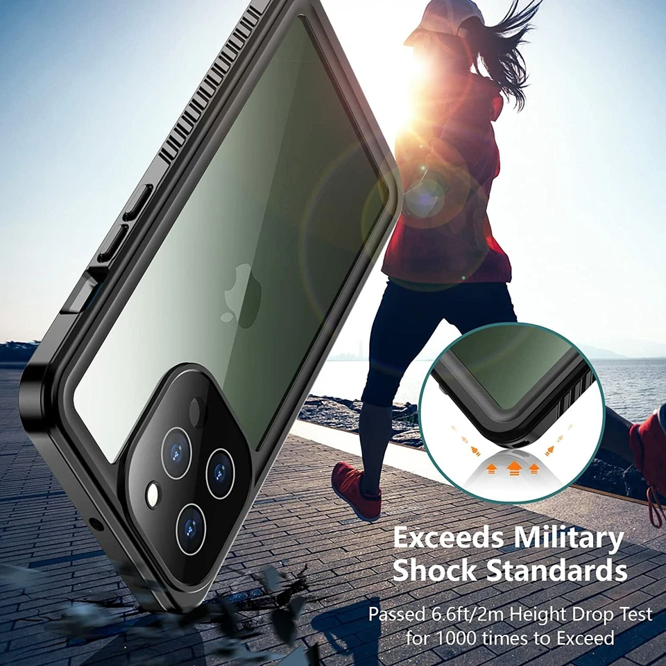 For iPhone 13 Pro Max 13 Mini Waterproof Case Shockproof Screen Protector Cover - Image 4 of 4