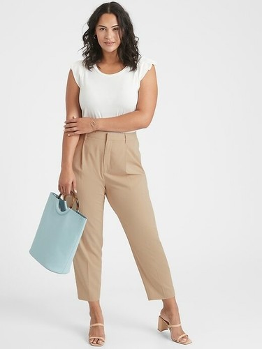 BANANA REPUBLIC WOMENS PETITE PLEAT 