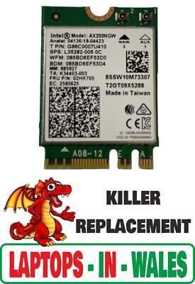 NEU Intel AX200NGW WiFi 6 Karte M.2 Ersatz für Killer 1535 Netzwerkadapter