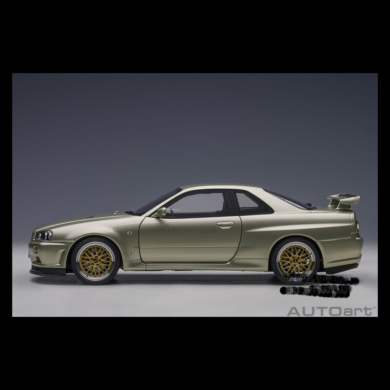 AUTOart 1:18 Nissan Skyline GTR R34 V-Spec II BBS Diecast Car