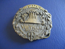Republic of Vietnam Service Belt Buckle 1962-1975 MACV Serial  1074 1982