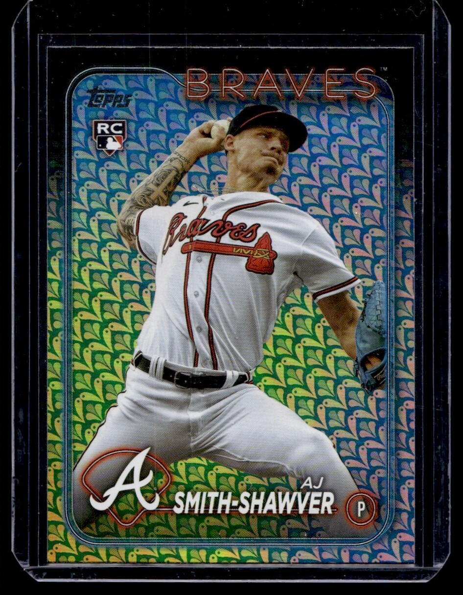 2024 Topps Easter Holiday Foil AJ Smith-Shawver Rookie A39 Atlanta Braves #117