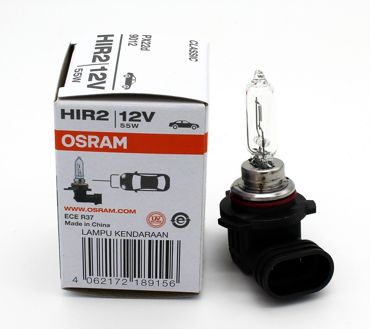 osram 9012 HIR2 12V55W PX22d 3200K Car Headlight lamp auto bulb  