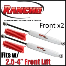 Rancho Front Shock Absorbers 1999-04 Ford F250 F350 Super Duty 4WD w/2.5-4" Lift