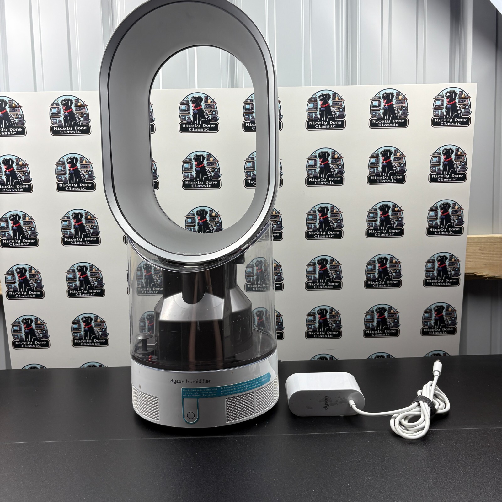 Dyson AM10 Humidifier Fan White Silver with Power Cord Tested No Remote