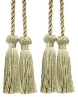 Vorhang Zugband, Stil # Cct , Farbe #A10 - Sandstein Beige [ Set Mit 2]