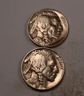 1935+1938-D Buffalo Nickel Lot * XF/AU * 2 Coin Set * XBL44